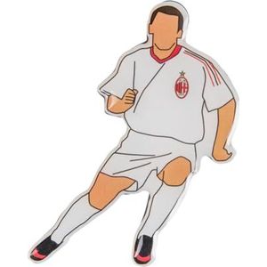 Trade Con GmbH AC Milaan magneet seizoen 2002/03, iconische momenten van de club, officieel product, Wit, Normale, Klassiek