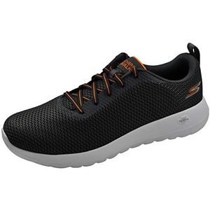 Skechers Go Walk Max Effort Herensneakers, Houtskool/Oranje, 46 EU