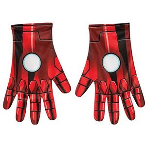 Rubie's Officiële Marvel Iron Man-handschoenen voor volwassenen - One Size