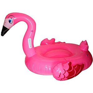 BLUE SKY - Grote Roze Flamingo Opblaasbare Zwemband - 069786 - Roze - Vinyl - 140 cm x 100 cm - Speelgoed voor Kinderen en Volwassenen - Buitenspel - Zwembad - Berijdbaar - Polsband - Vanaf 3 jaar