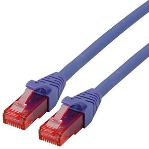 ROLINE UTP LAN-kabel Cat 6 Component Level LSOH| Ethernet-netwerkkabel met RJ45-stekker | violet 0,5 m