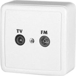 Compacte tv- en FM-antenne. Optimaliseert uw signaal in krappe ruimtes en zorgt voor een heldere en stabiele ontvangst die uw tv-ervaring verbetert. Ideaal voor elk huis.