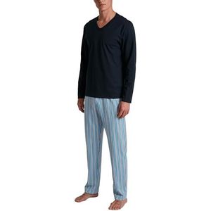 CALIDA Cotton Special Pyjama Dolphin Blue, 1 stuks, maat 46-48, Dolphin Blue., 46/48