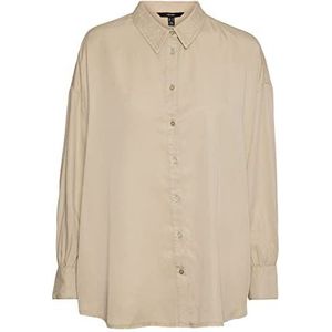 VERO MODA VMSAIOLI LS Shirt Blouse Iers Cream, XL, Irish Cream, XL