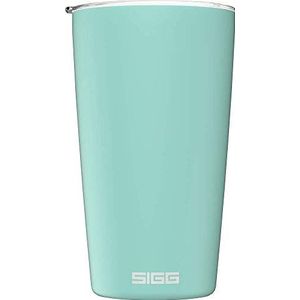 SIGG Neso Cup Glacier Geïsoleerde Herbruikbare Koffiekop (0,4 L), Verontreinigende en Dubbelwandige Thermische Koffiekop Reizen Gemaakt van 18/8 Roestvrij Staal