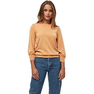 Minus Dames Mersin Knit Tee Pullover, Abrikoos Tan Melange, XS