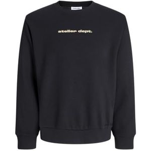 JACK & JONES Jjrody Sweat Crew Neck, zwart, S