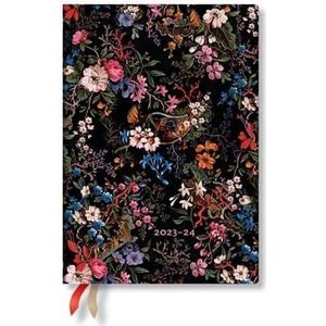 Paperblanks Flexi 18 maanden softcover kalender 2023-2024 Floralia | horizontaal | Midi (125 × 175 mm)