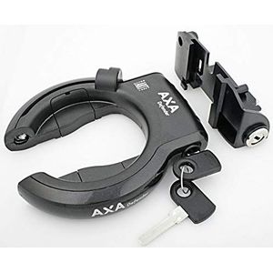 Axa Defender frame- en accuslot voor volwassenen, uniseks, zwart, eenheidsmaat