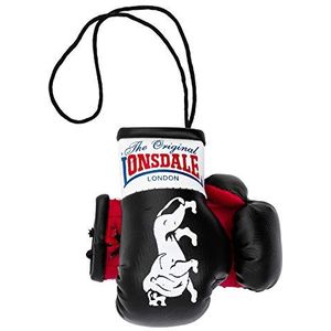 Lonsdale Volwassenen (Unisex) Mini Boxing Gloves promotiemartikel, Zwart, S EU