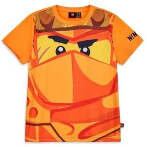 LEGO T-shirt voor jongens, oranje, 128 cm