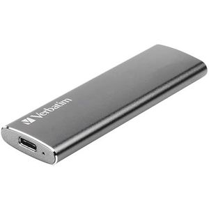 Verbatim Vx500 Externe SSD Harde Schijf 1TB Draagbare Solid State Drive USB 3.2 Gen 2 Externe Drive voor Mac, PC, Smartphone & Game Console, Space Grey