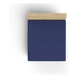 Premium Ranforce Single Fitted Sheet, 90 x 200 + 30 cm, 100% katoen, 155 draadtelling, 117 gr/m², machinewasbaar op 30 °C, zacht en duurzaam