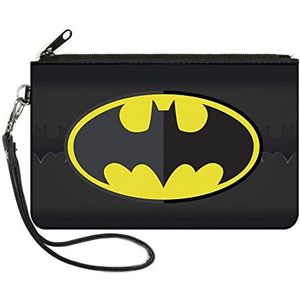 Buckle-Down Buckle-Down portemonnee met ritssluiting, Batman-motief, 20,3 x 12,7 cm, multicolor, 17 cm x 9 cm