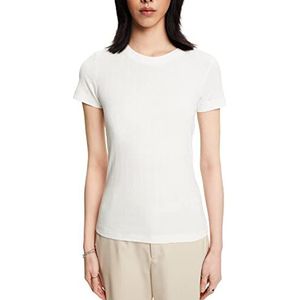 ESPRIT Dames 023EE1K343 T-shirt, 110/OFF wit, S, 110, gebroken wit., S