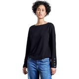 Street One - A322791 - T-shirt - Deep Tint Blue - Dames