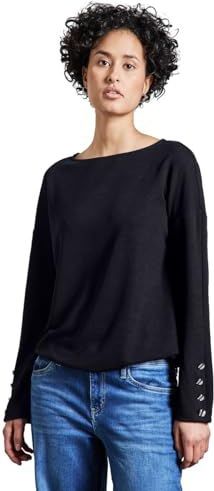 Street One - A322791 - T-shirt - Deep Tint Blue - Dames