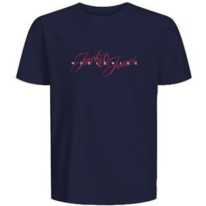 JACK & JONES Junior Jorinwood Tee Ss Crew Neck FST Jnr, Ocean Cavern, 128