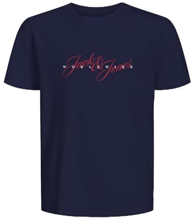JACK & JONES Junior Jorinwood Tee Ss Crew Neck FST Jnr, Ocean Cavern, 128