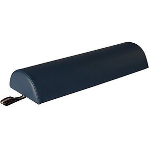 Master Massage Knierol Halve rol nekrol ondersteuning 23cm x 11cm x 66cm koningsblauw