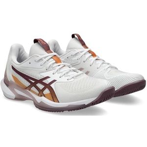 Asics Solution Speed FF 3 Damessneakers, 40 EU, White Dusty Mauve, 40 EU