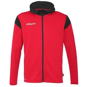 uhlsport Voetbal Squad 27 Track Hood Jacket Unisex trainingsjack sportjack sweatshirt met capuchon en opstaande kraag