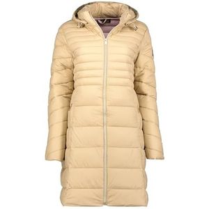 Geographical Norway Bealize Lady Windjack voor dames, outdoor, waterafstotende jas, lange mouwen, dames, regenjas, wandelen, seizoen, lente, zomer, herfst, winter (beige, L), Beige, L