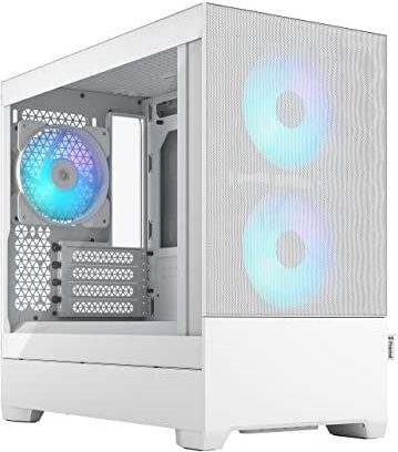 Fractal Design Pop Mini Lucht RGB Wit Computergeval TG Duidelijk Tint Aangemaakt Glas