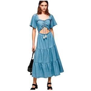 Pepe Jeans Aitana Shirt voor dames, Blauw, L