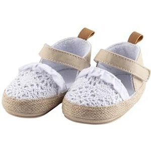 Sterntaler Baby meisjes kant ballerina's, wit, 18 EU