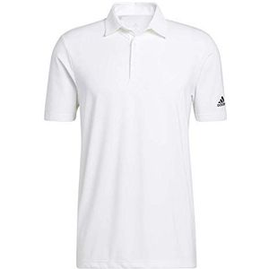 adidas Golf Heren 2022 Ultimate365 Solid Performance Stretch Polo Shirt, Kleur: wit, M