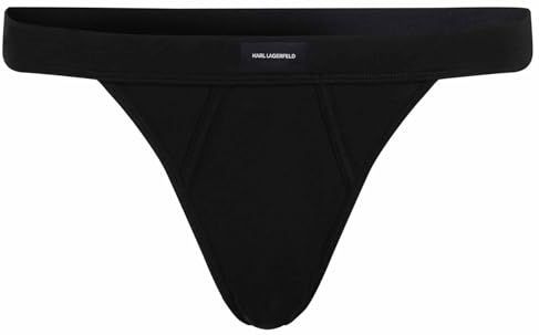 Karl Lagerfeld - Slip - Zwart/Wit - Mid Waist - Lyocell