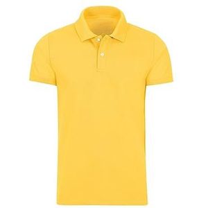 Trigema Poloshirt voor heren, lichtgeel, XL
