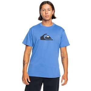 Quiksilver COMP Logo SS T-shirt met korte mouwen voor heren, blauw, XXL