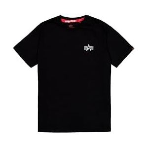 Alpha Industries - Signature BP T - T-shirt - Zwart - 100% Katoen