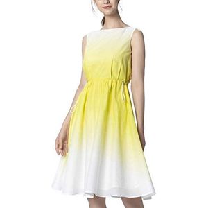 APART Fashion Dames dip-dye jurk feestjurk, Crème-vanille, 38