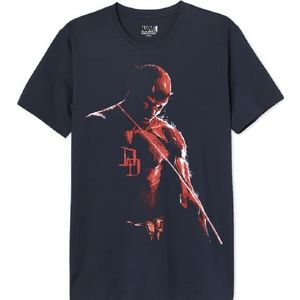 Marvel MEMARCOTS243 T-shirt, marineblauw, S heren, Marine., S