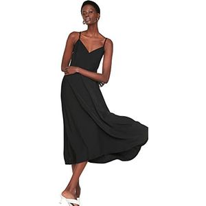 Trendyol Standaard mini-jurk voor dames, Zwart, 68