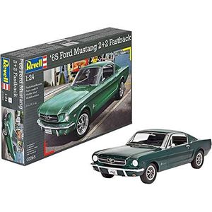 1:24 Revell 07065 1965 Ford Mustang 2+2 Fastback Plastic Modelbouwpakket