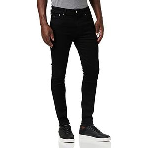 Calvin Klein Jeans Super Skinny Jeans voor heren, Denim Zwart, 33W / 32L