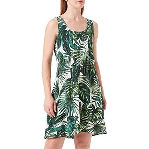 ONLY Dames Onlnova Lux S/L Sara AOP Ptm Dress, Water Lily/Tropic Jungle, 38 NL
