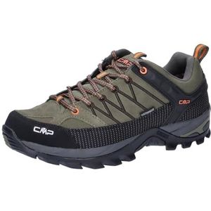 CMP Rigel Low Shoes Wp Trekking- en wandelschoenen voor heren, Olive Flame, 41 EU