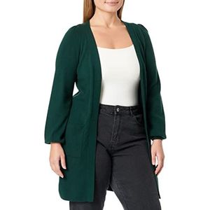 bestseller a/s VMNANCY LS Long Open Coatigan GA NOOS gebreide jas, Pine Grove, XS
