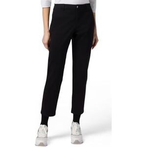 Oltre - Chino Broek - Zwart - Tencelmix