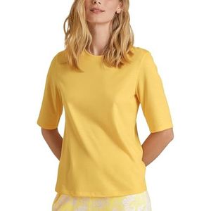 CALIDA Favourites Light T-shirt voor dames, Golden Cab Yellow, 44/46 NL