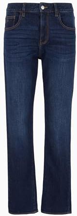 Jeans - Effen - Denim - Heavy Washed - Regular Fit