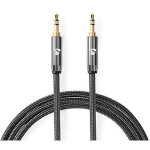Nedis Premium 3,5mm Jack stereo audio kabel / zwart - 5 meter