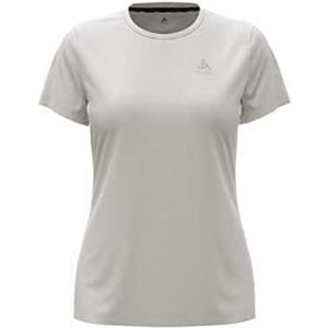 Odlo Dames Essential Flyer T-shirt met ronde hals, wit, XS