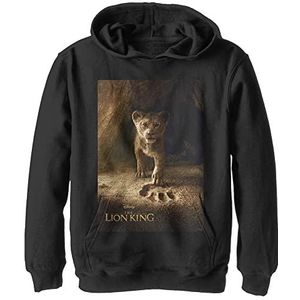 Disney Jongens Hoodie voor jongens poster simba (1 stuks), zwart, XL