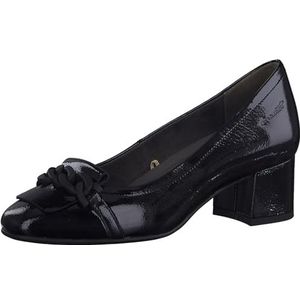 Tamaris Comfort Dames 8-82303-41 Leder Comfort Fit uitneembaar voetbed, pumps, Black Patent, 39 EU, zwart (patent), 39 EU Breed